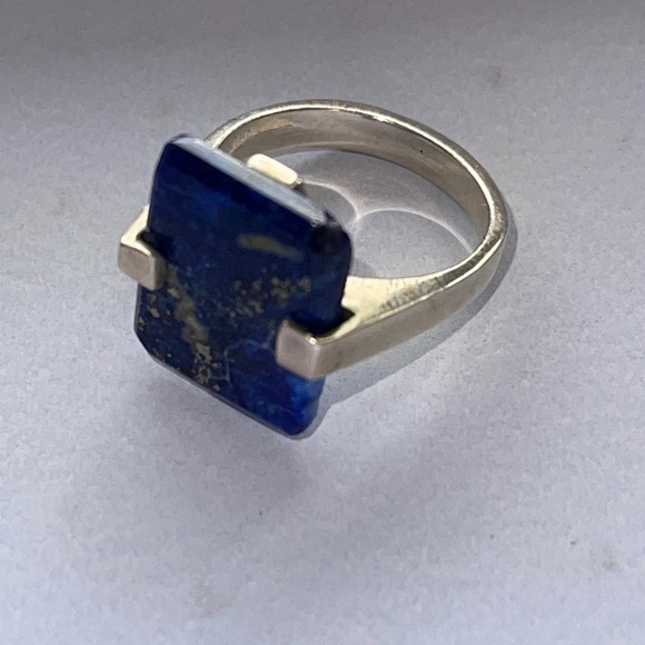 Sterling Silver Sodalite Stone Ring